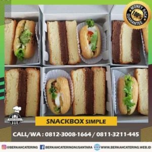 Paket Snack Box I - 2 Snack + Aqua