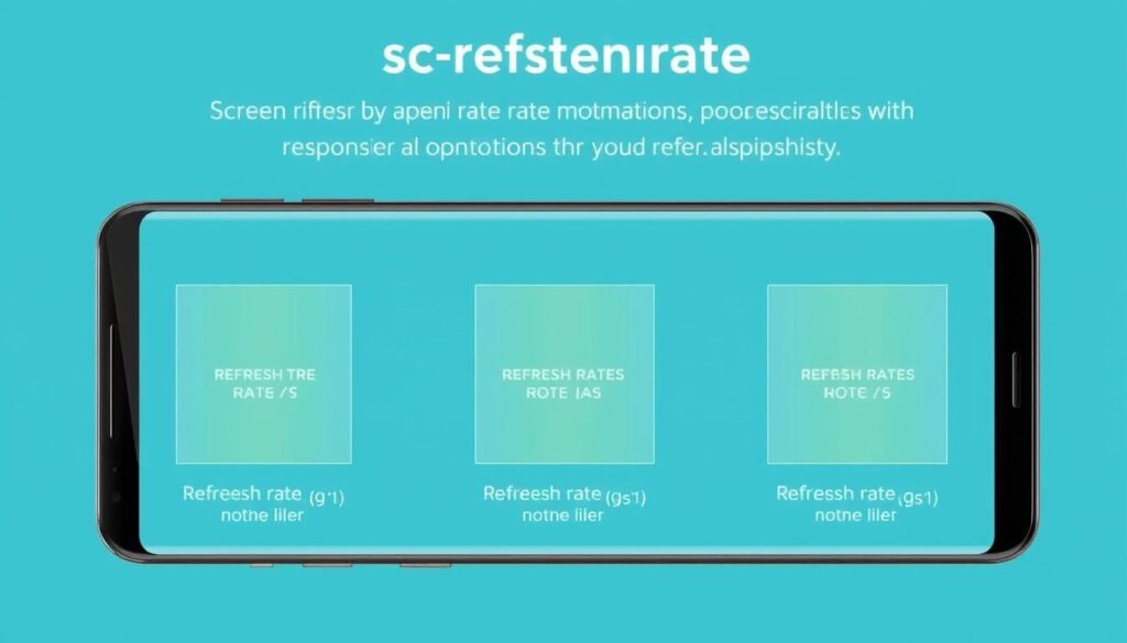 Ilustrasi refresh rate layar pada perangkat Android